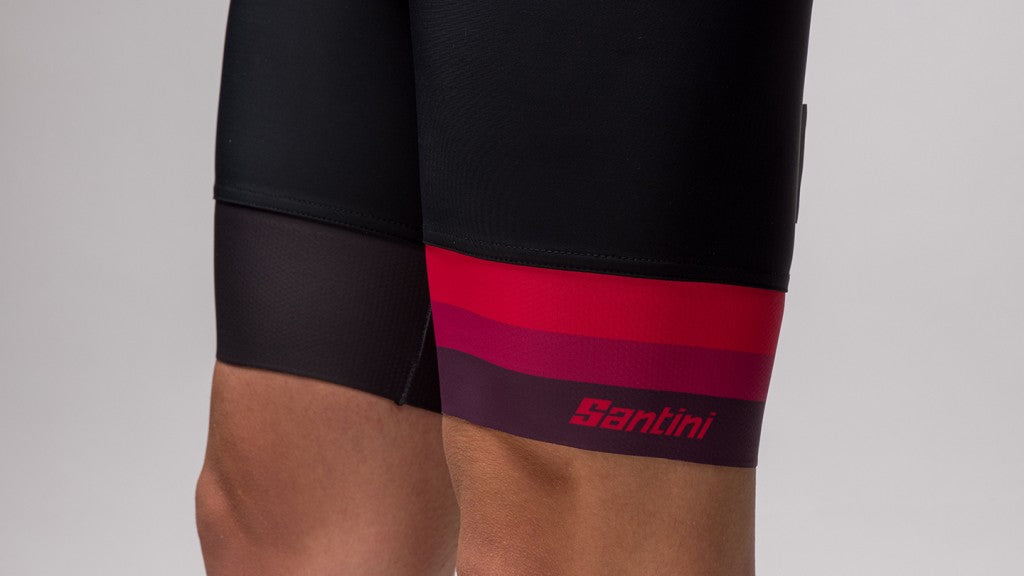 Santini LA VUELTA BURGOS Stage Cycling Erkek Askılı Bisiklet Taytı RE1075GITBURGO