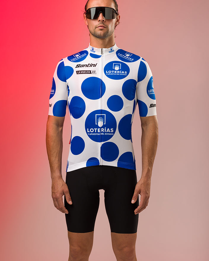Santini La Vuelta King Of The Mountain Bisiklet Forması RE94075C22LVKOM