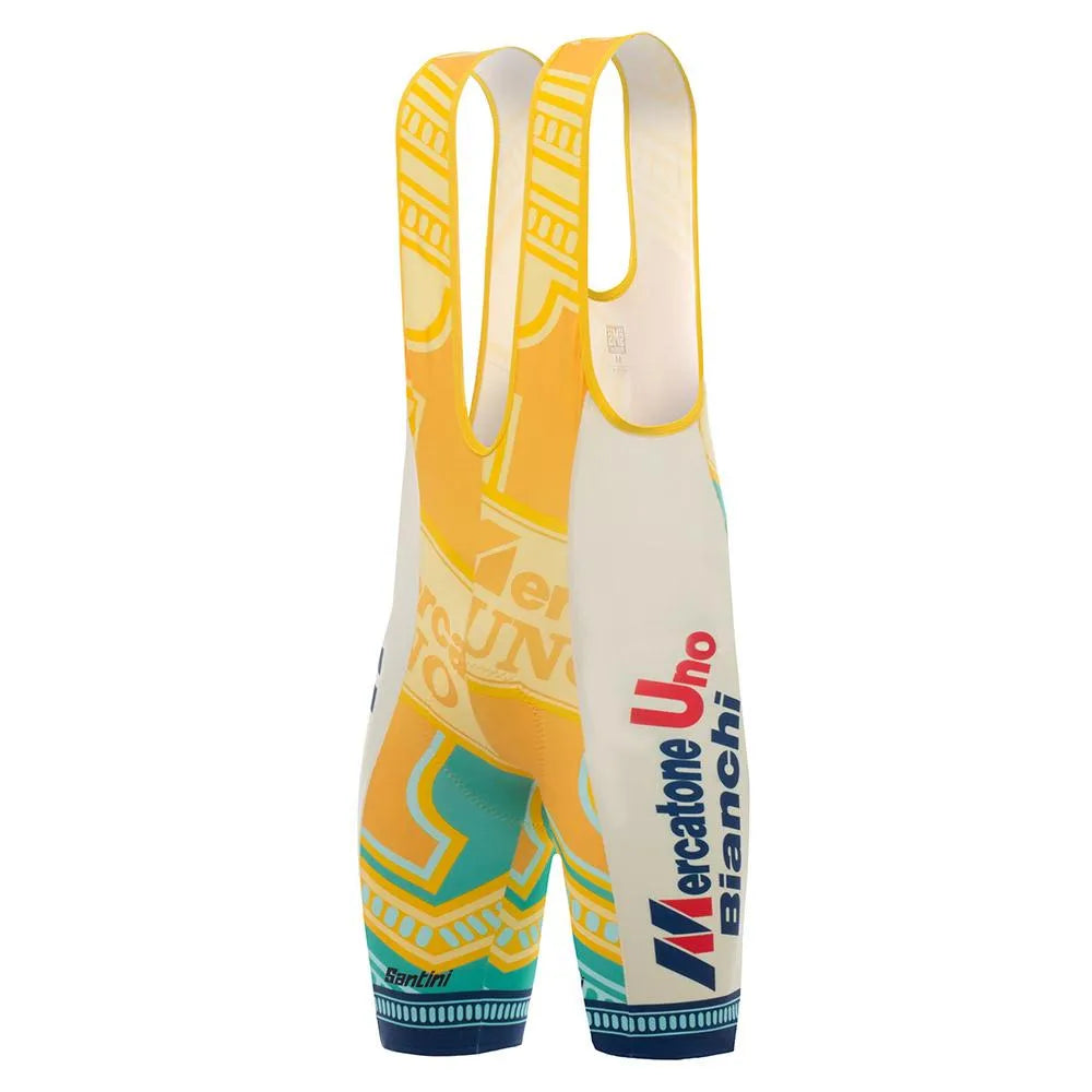 Santini MERCATONE UNO Design Erkek Askılı Bisiklet Taytı RE1071MAX7ME