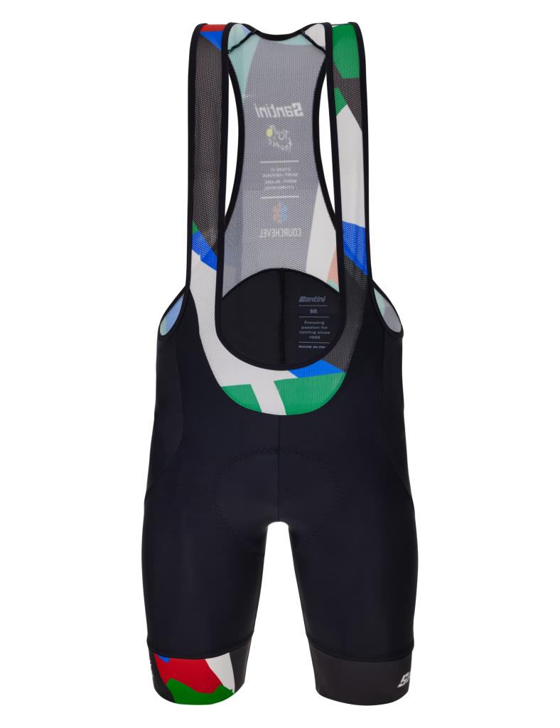 Santini Mont Blanc Courchevel Tour De France Askılı Bisiklet Taytı RE1075FBBLNC3TDF