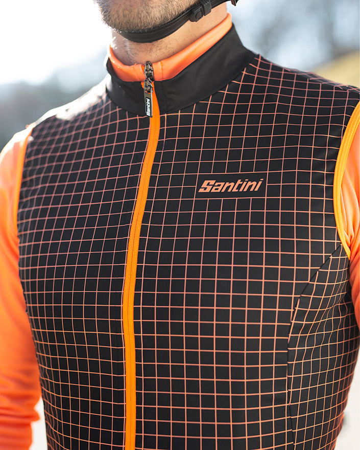 Santini Nebula Erkek Katlanabilir Rüzgarlık Yelek 1W54275NEBUL