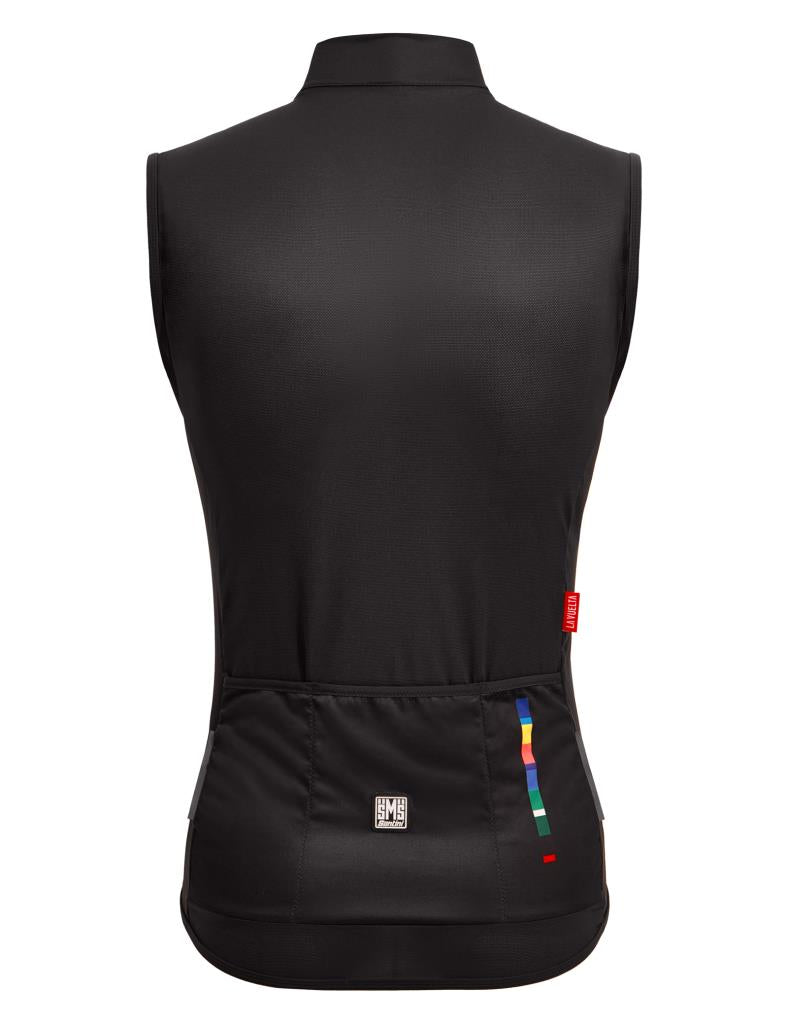 Santini Nebula GIST La Vuelta Special Edition Men's Windbreaker Vest RE54275GIST