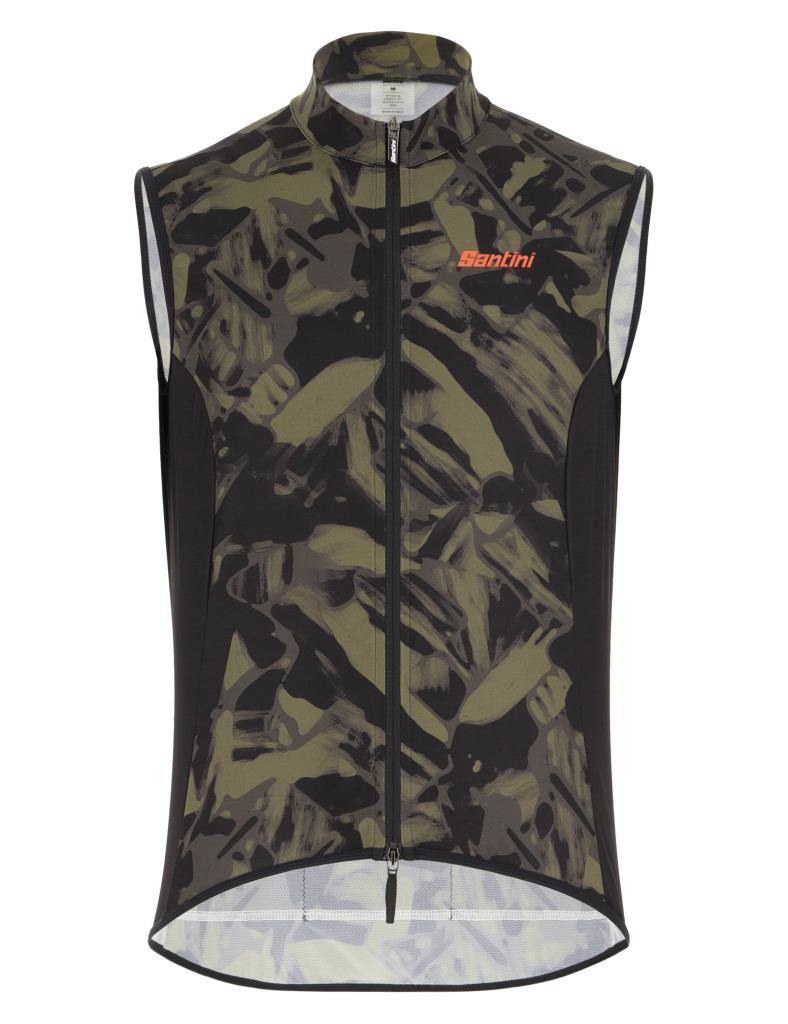 Santini Nebula Gravel Wind Vest Erkek Rüzgarlık Yelek 0M54275NEBULGRAV