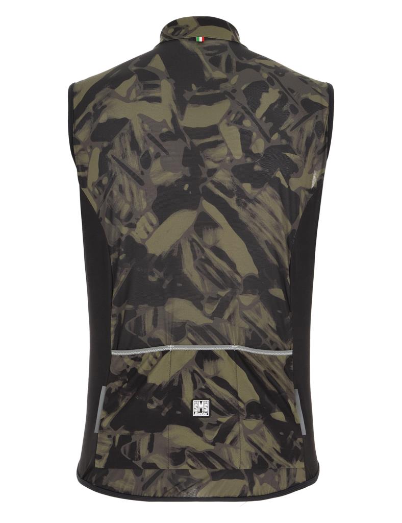 Santini Nebula Gravel Wind Vest Erkek Rüzgarlık Yelek 0M54275NEBULGRAV