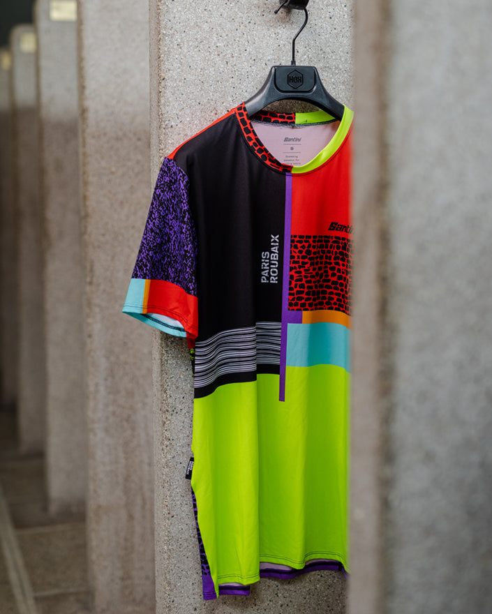 Santini PARIS ROUBAIX FORGER DES HEROES Men's Technical Sports T-Shirt RE499GLL22PRFDH