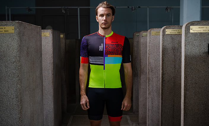 Santini PARIS ROUBAIX FORGER DES HEROES Kadın Bisiklet Forması RE94075C22PRFDH