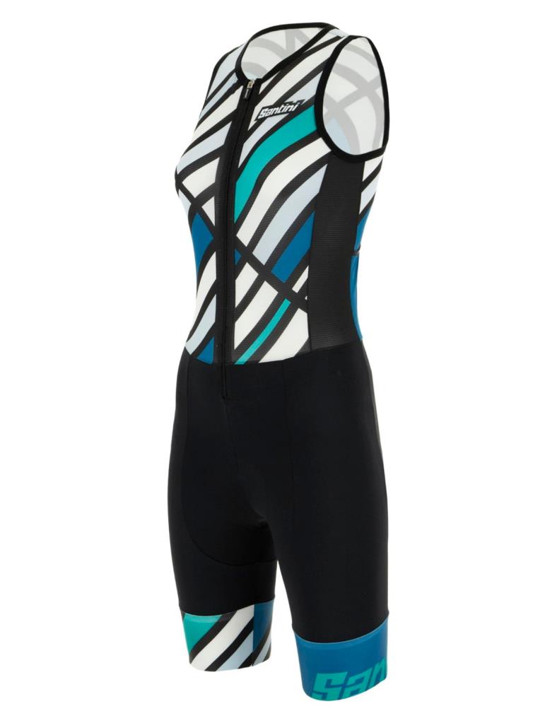 Santini Redux Raggio Kadın Kolsuz Trisuit 1T771IMGREDUXRAGG TEAL