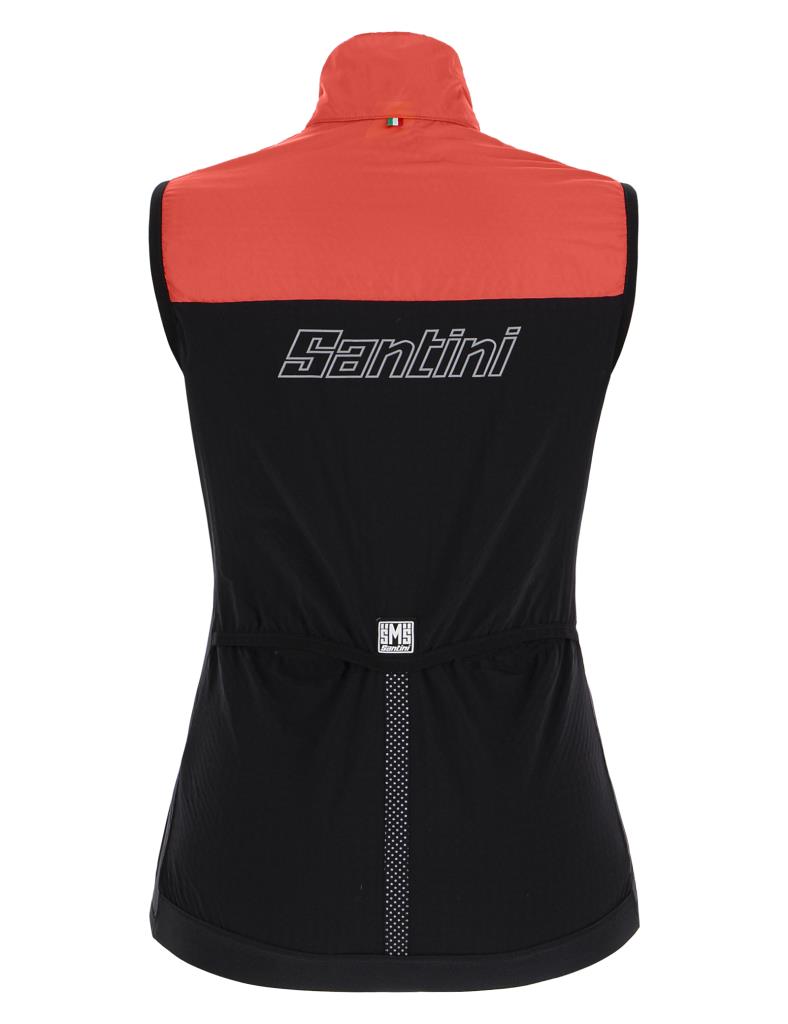 Santini Redux Stamina Wind Vest Kadın Su Geçirmez Rüzgarlık Yelek 1S545L75REDUXSTAM