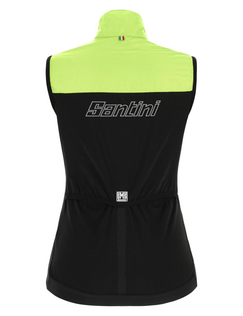 Santini Redux Stamina Wind Vest Women's Waterproof Windbreaker Vest 1S545L75REDUXSTAM