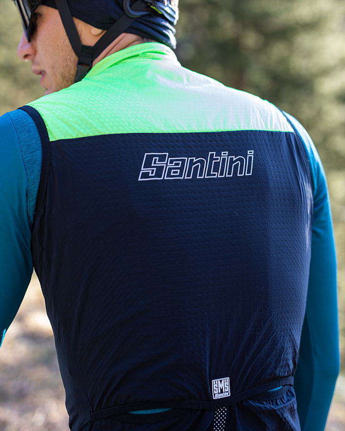 Santini Redux Vigor Büyük Beden Erkek Rüzgarlık Yelek 1S54575REDUXVIGO