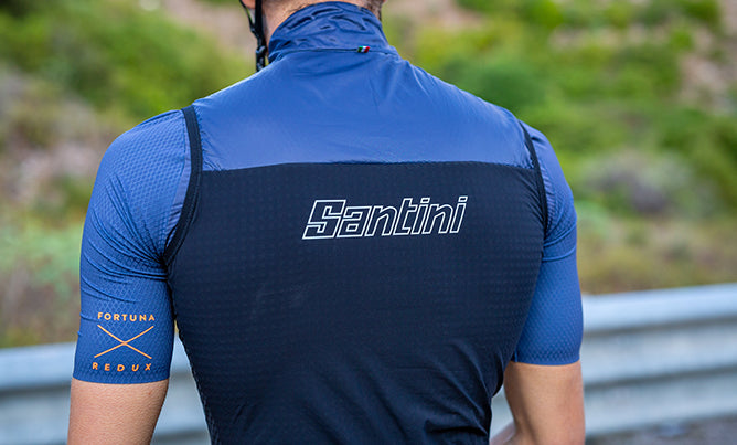 Santini Redux Vigor Büyük Beden Erkek Rüzgarlık Yelek 1S54575REDUXVIGO