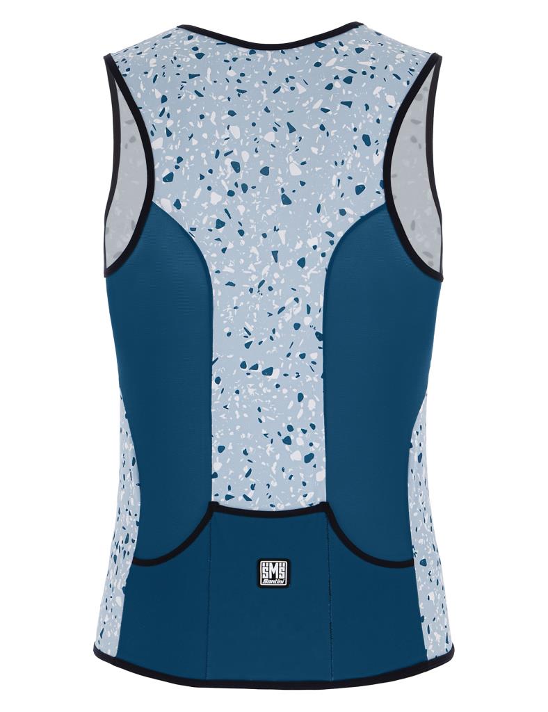 Santini Sleek Tri Top Sleveless Triathlon Atlet 1T6300SLEEKPIET
