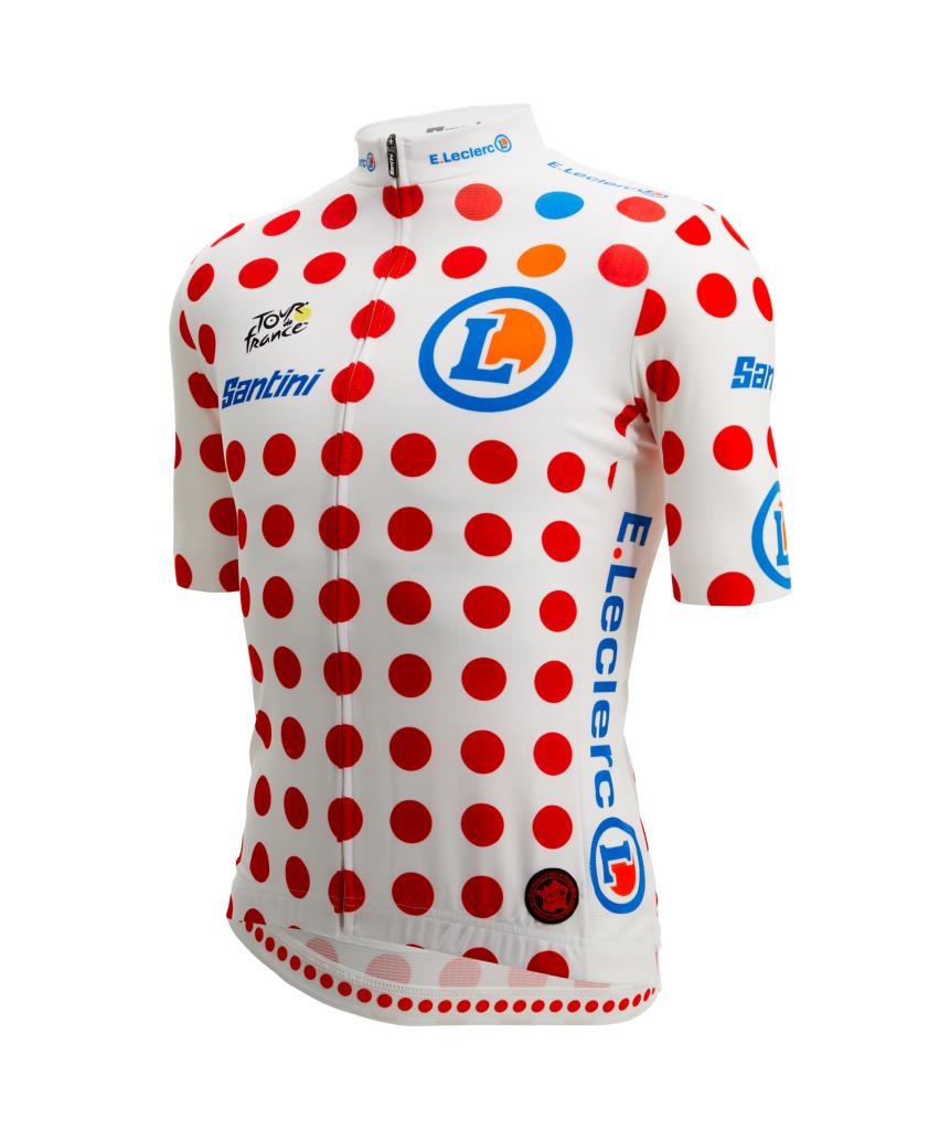 Santini Tour De France Best Climber Erkek Bisiklet Forması TF94075R22TDFKOM
