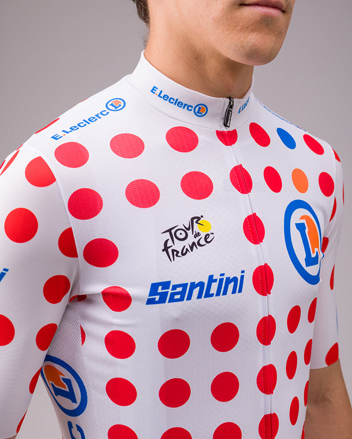 Santini Tour De France Best Climber Erkek Bisiklet Forması TF94075R22TDFKOM