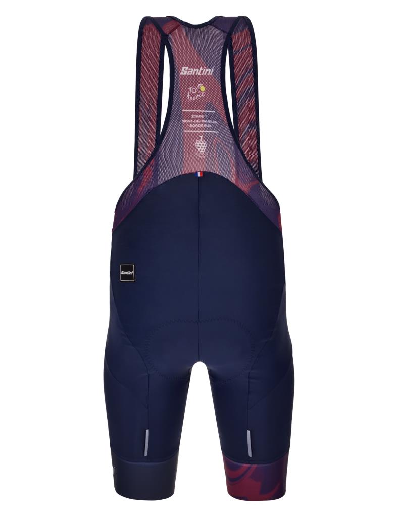 Santini Tour De France Bordeaux Özel Seri Erkek Askılı Bisiklet Taytı RE1075FBBDX3TDF