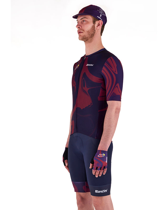 Santini Tour De France Bordeaux Özel Seri Erkek Askılı Bisiklet Taytı RE1075FBBDX3TDF