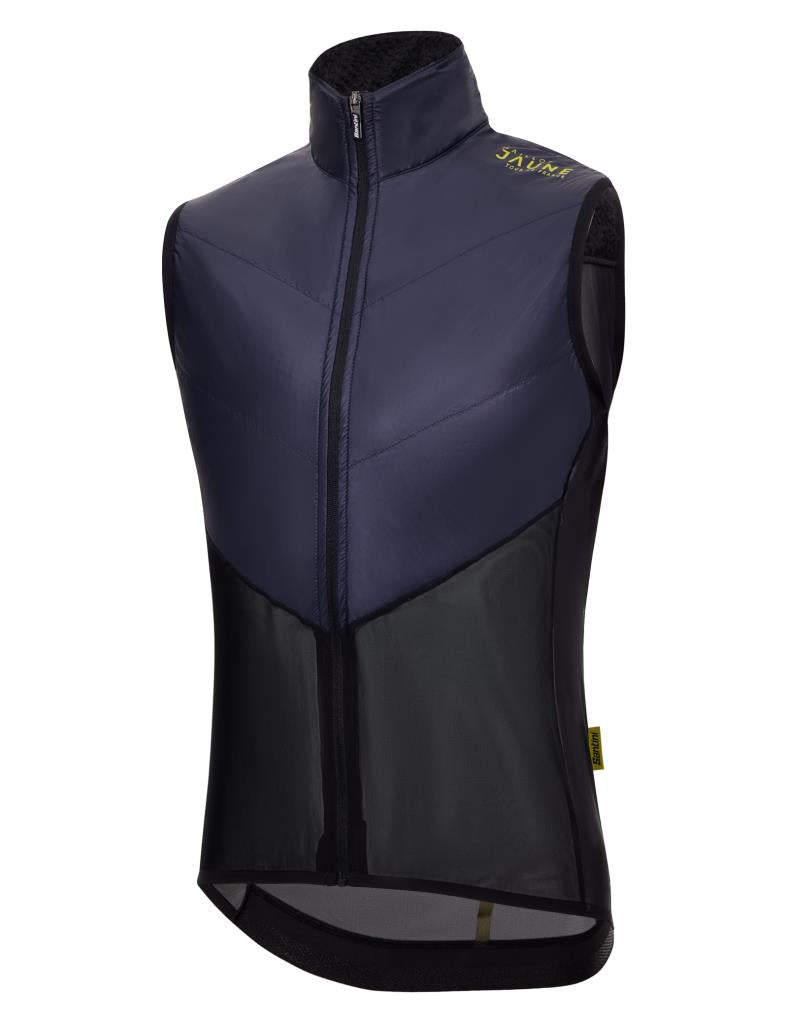Santini Tour De France Maillot Jaune Special Edition Men's Windbreaker Vest MJ54575REDUX