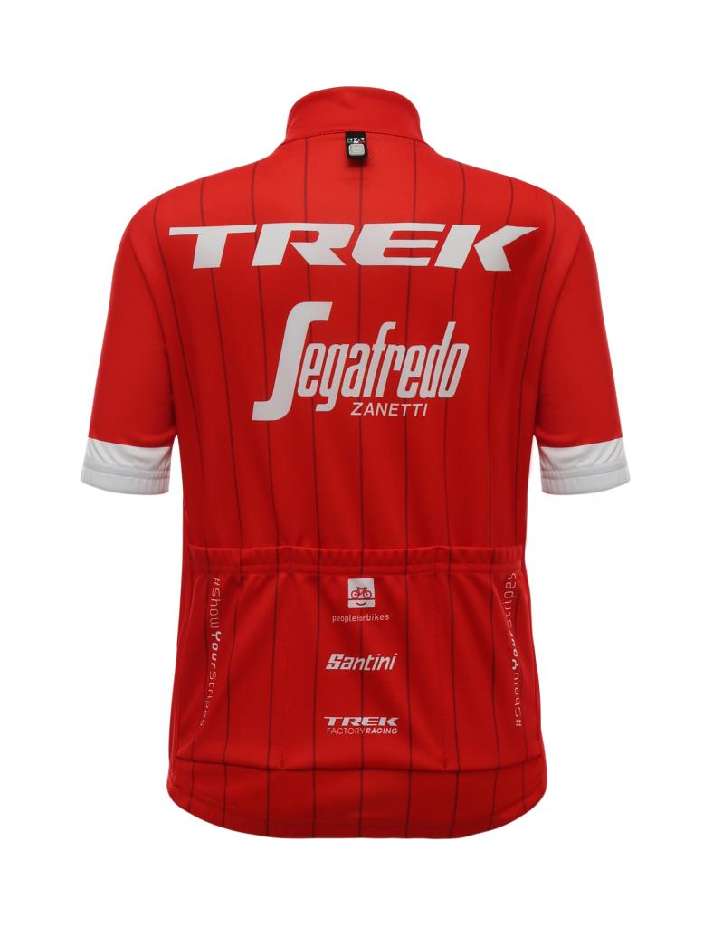 Santini Trek SegaFredo Özel Seri Çocuk Bisiklet Takım Forması RE942B1418TS