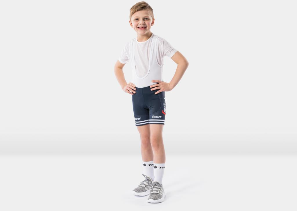 Santini Trek SegaFredo TFR XC Çocuk Askılı Bisiklet Taytı RE1071KID21XC