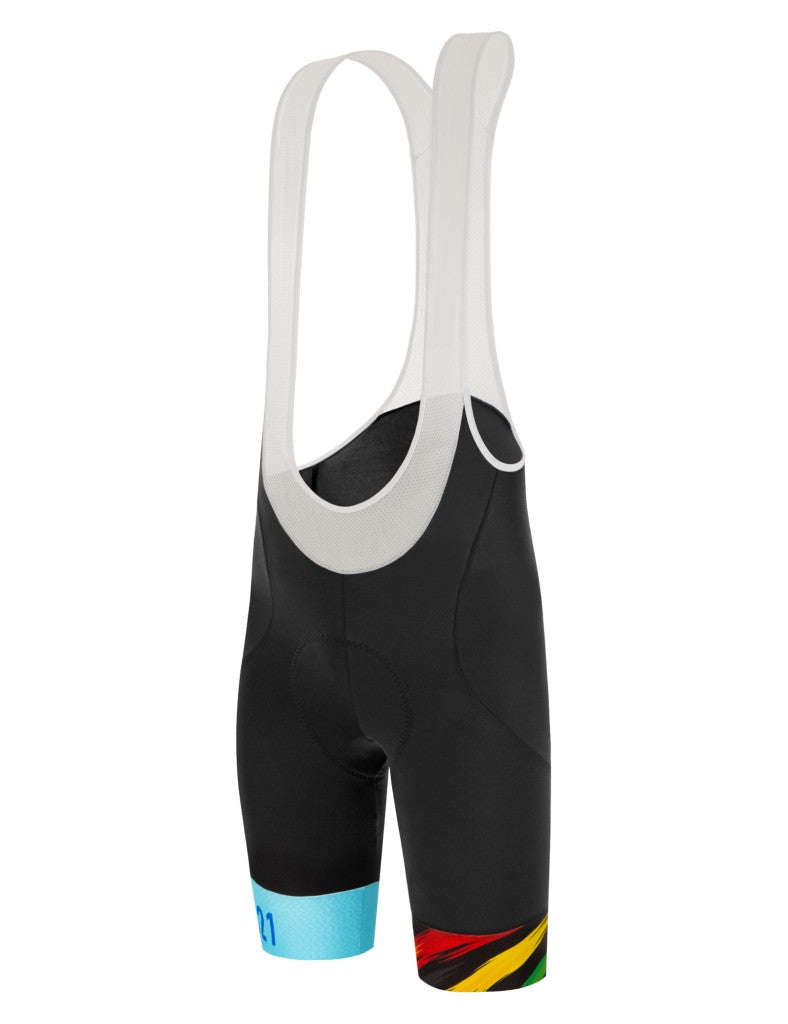 Santini UCI FLANDERS 2021 Özel Seri Kadın Askılı Bisiklet Taytı EC1065GILSPLA