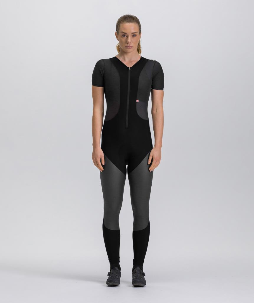 Santini VEGA DRY Kısa Kollu Kışlık Kadın Su Geçirmez Bisiklet Taytı 3W1182C3WVEGADRY