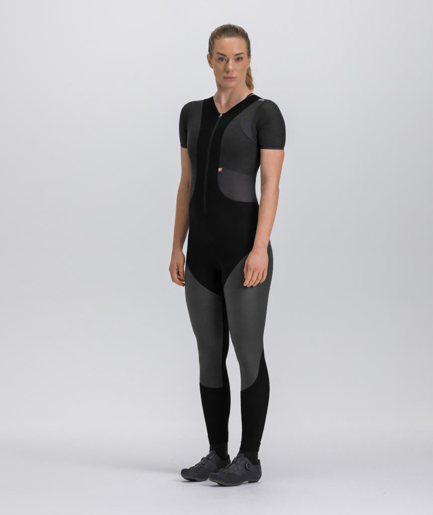 Santini VEGA DRY Kısa Kollu Kışlık Kadın Su Geçirmez Bisiklet Taytı 3W1182C3WVEGADRY