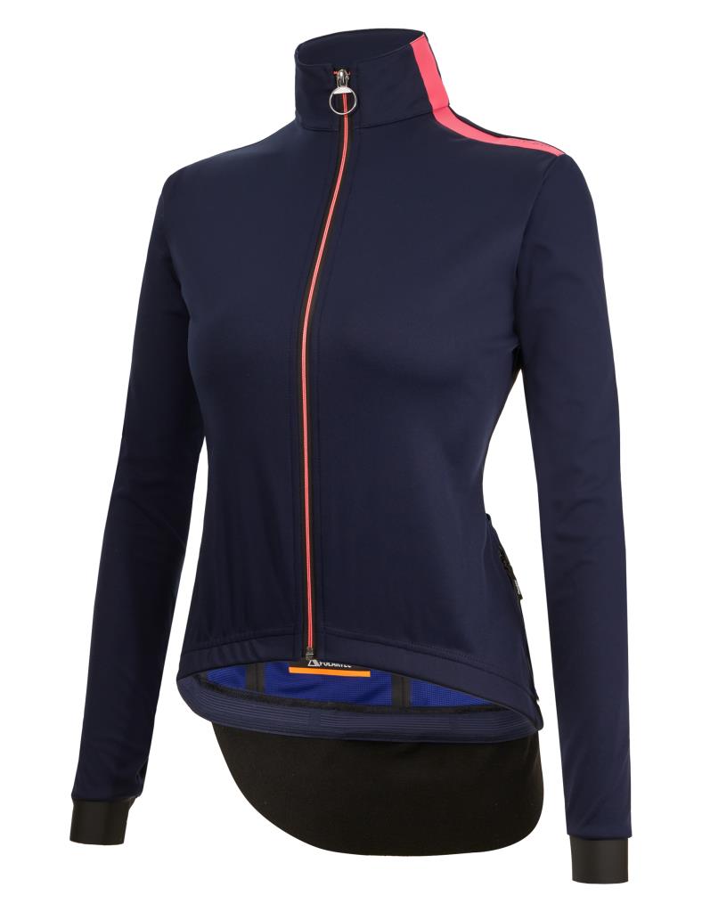 Santini VEGA MULTI With Hood Polartec Kadın Kışlık Bisiklet Ceketi 3W508L75VEGAMULT