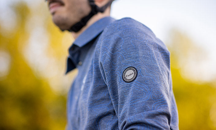 Santini VIA Nova Eroica Gravel Büyük Beden Yün Gömlek ER494WLGRAVLVIA