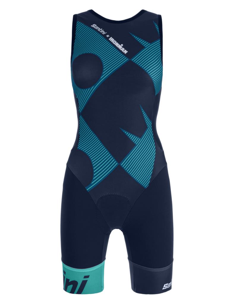 Santini X Ironman Büyük Beden Kadın Trisuit Towergelpad 9I776IMGCUPIO