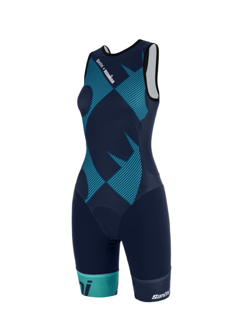 Santini X Ironman Büyük Beden Kadın Trisuit Towergelpad 9I776IMGCUPIO