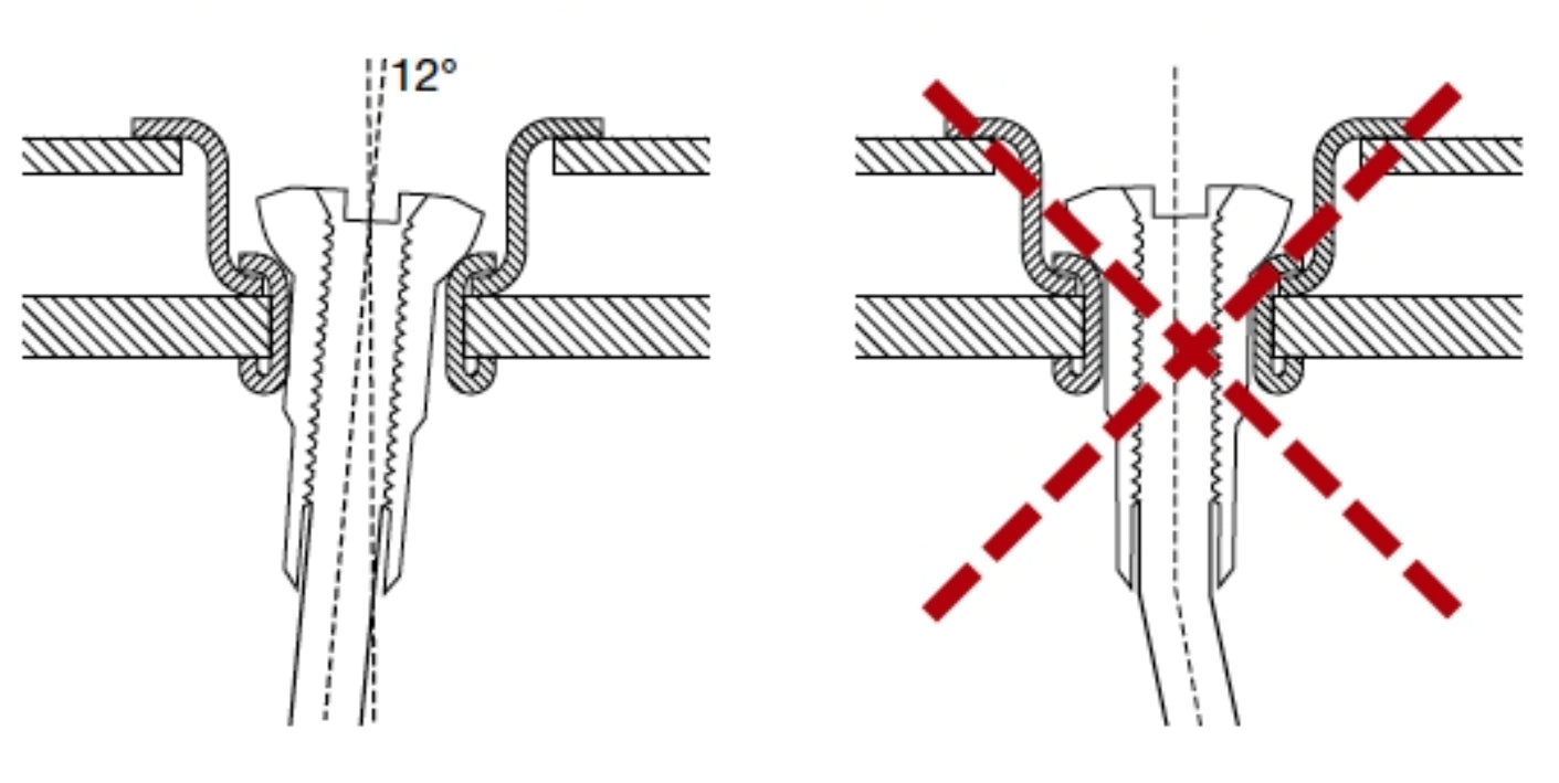 Sapim Polyax Alu Square Double Secure Lock Jant Teli Başlığı Turuncu 16mm