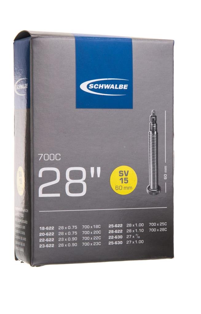 Schwalbe 700x18/28c Uzun İnce Sibop İç Lastik Sv15 60Mm