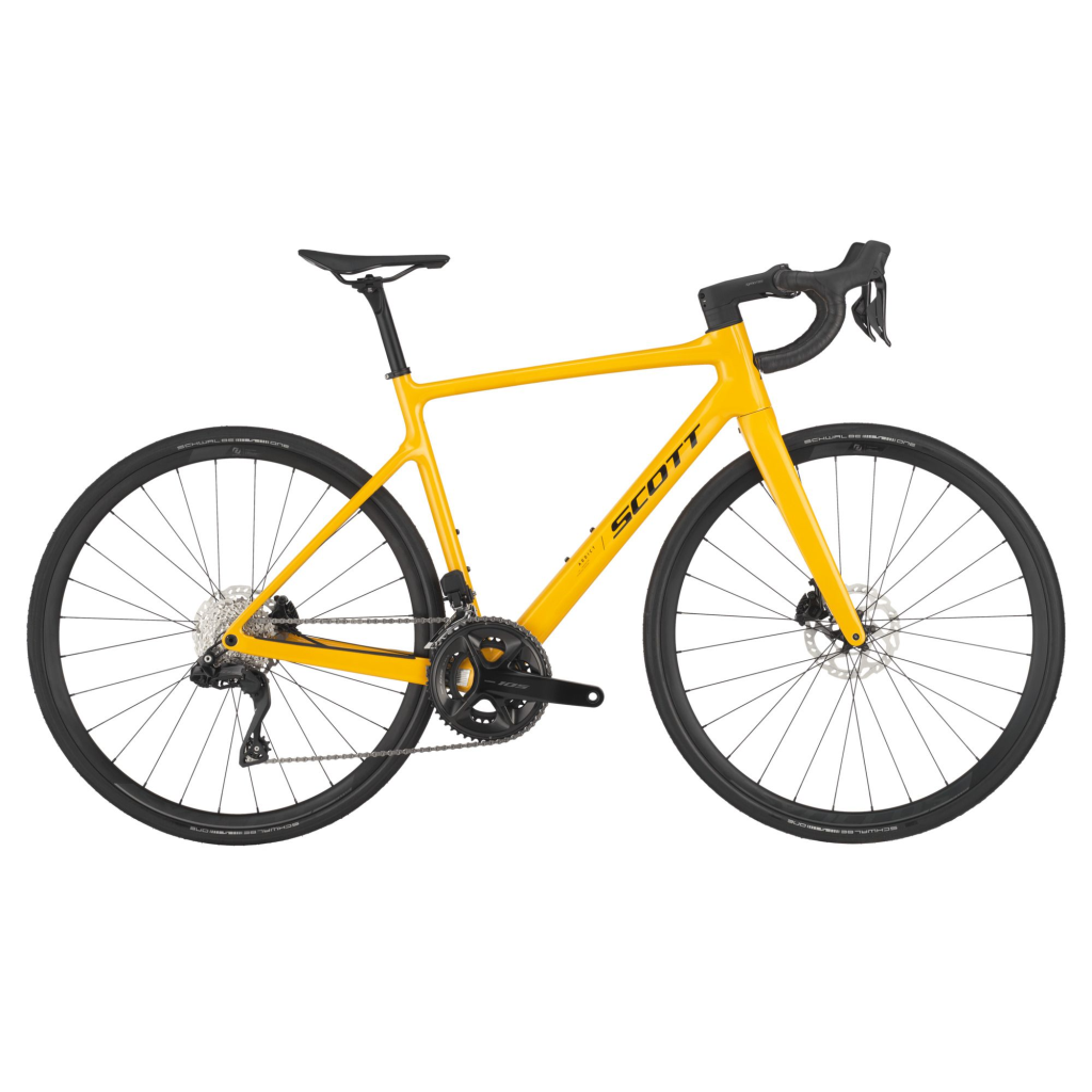 Scott Addict 40 Bahama Yellow Carbon Road Bike 2025