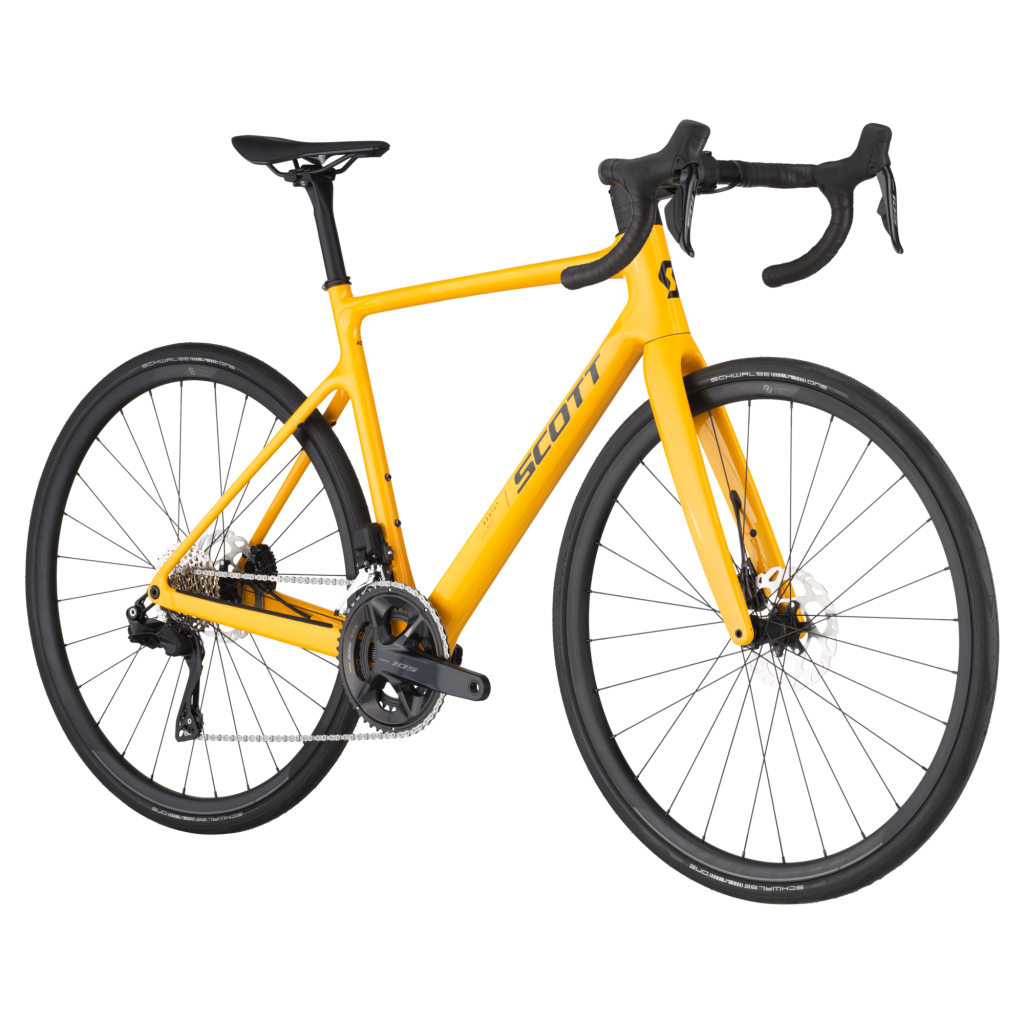Scott Addict 40 Bahama Yellow Carbon Road Bike 2025