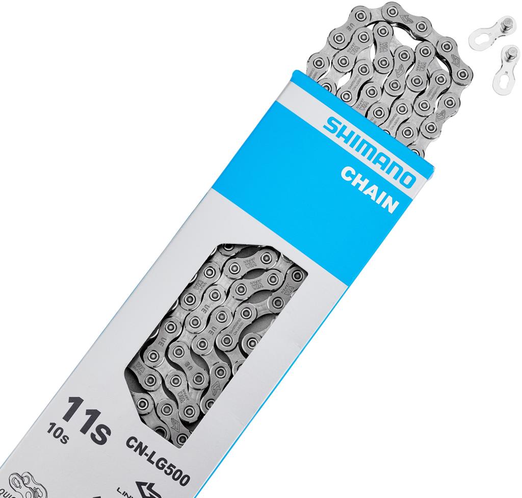 Shimano CN-LG500 Bicycle Chain 9/10/11 Speed Compatible E-Bike 116 Link ICNLG500116Q
