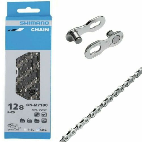 Shimano CN-M7100 12 Vites Uyumlu Bisiklet Zinciri Quick Link 126 Bakla