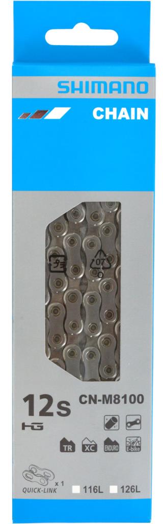 Shimano Deore XT | Ультегра | GRX CN-M8100 12S Цепь 116L ICNM8100116Q