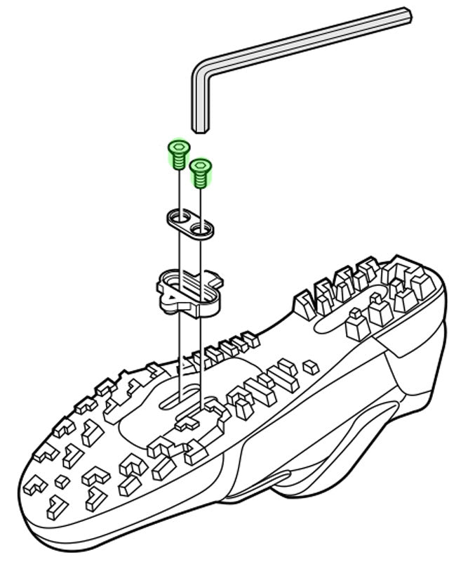 Стоящий болт Shimano MTB Y41704030 1 шт.
