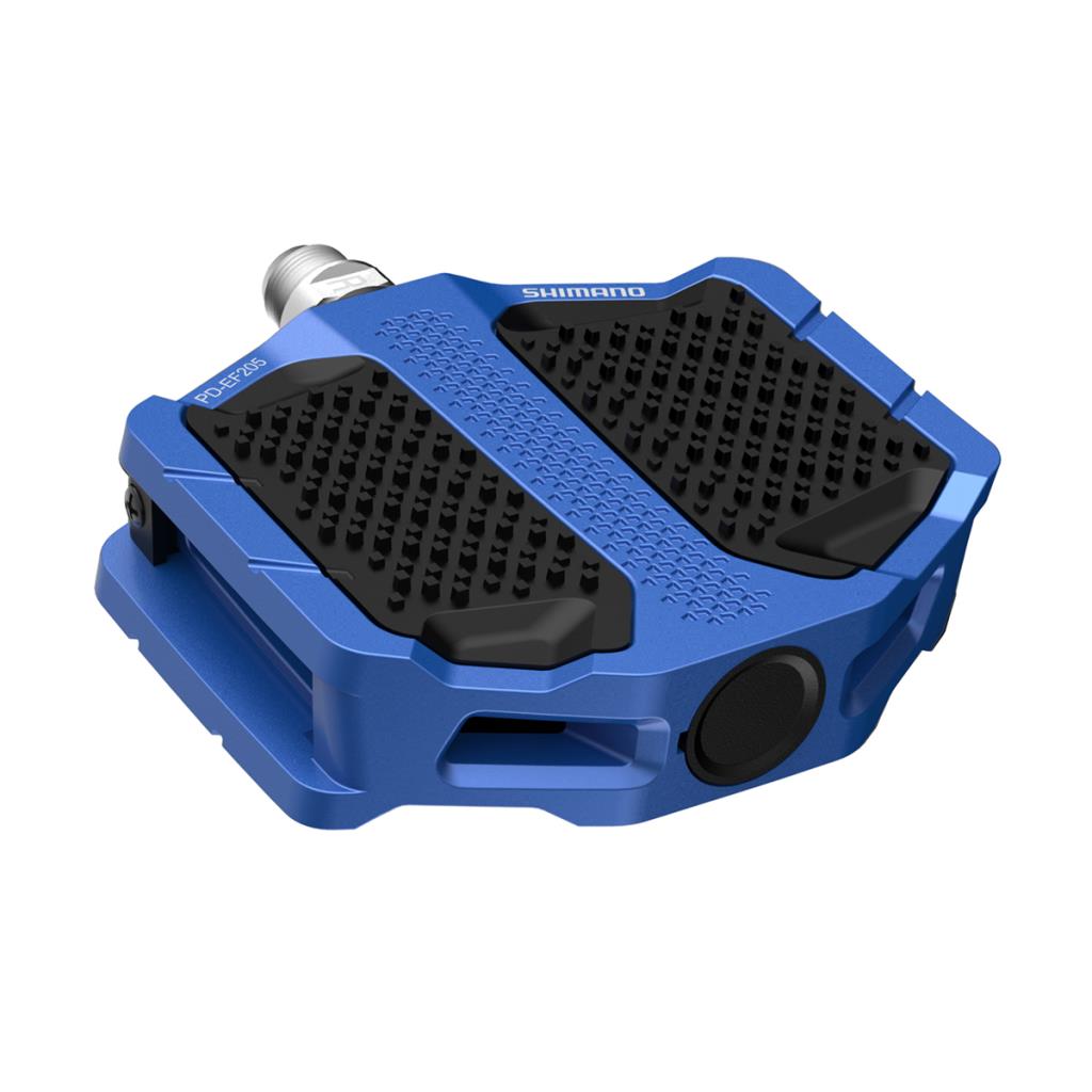 Shimano Platform Bicycle Pedal Blue PD-EF205