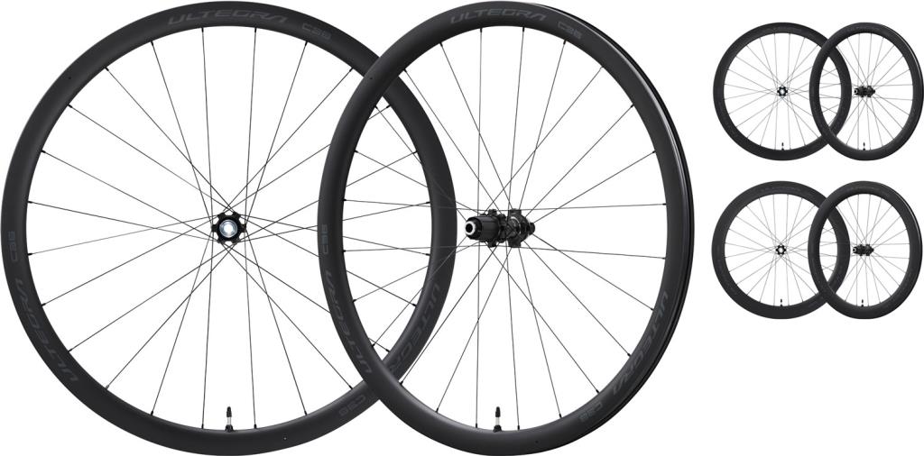 Shimano Ultegra WH-R8170 11-12 Speed 24 Hole Carbon Road Bike Wheelset Centerlock Disc Brake EWHR8170C36LFERED