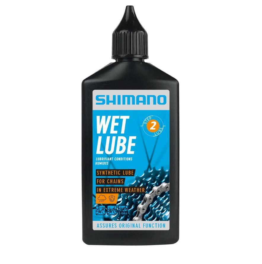 Shimano WET Bisiklet Zincir Yağı Nemli Hava İçin 100 ml Şişe