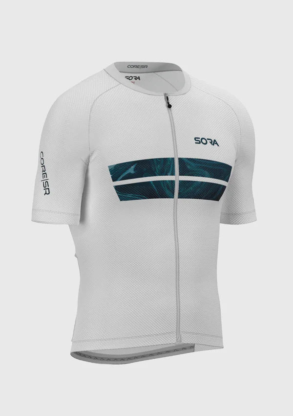 Sora Beyaz-Aqua Climb Core Bisiklet Forması
