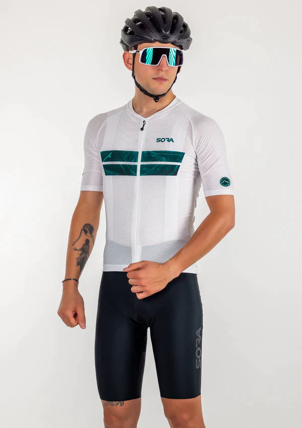 Sora Beyaz-Aqua Climb Core Bisiklet Forması
