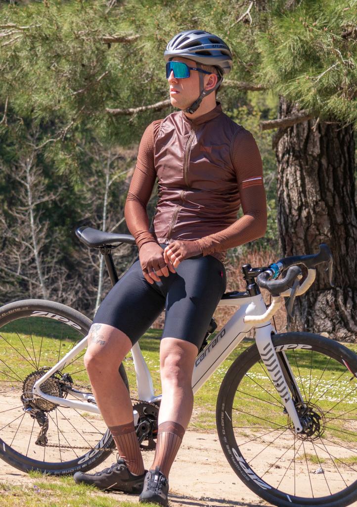 Sora Brown Ultra Light Cycling Vest