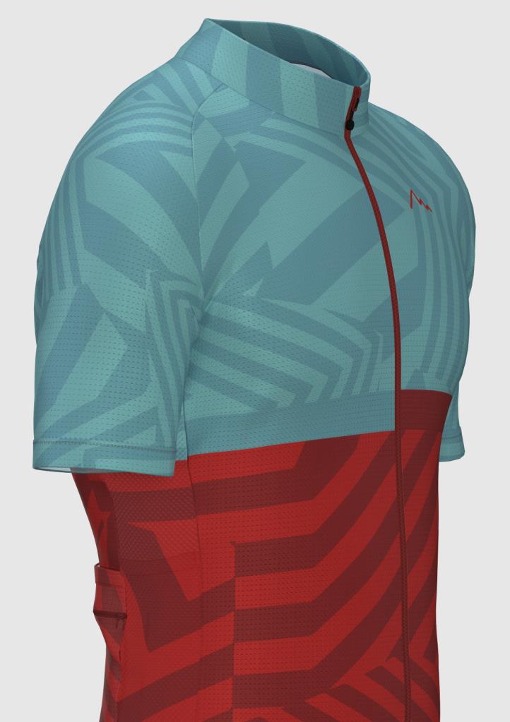 Sora Buz-Kırmızı Regular 3.0 Bisiklet Forması