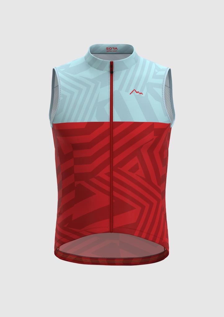 Sora Ice-Red Ultra Light Cycling Vest