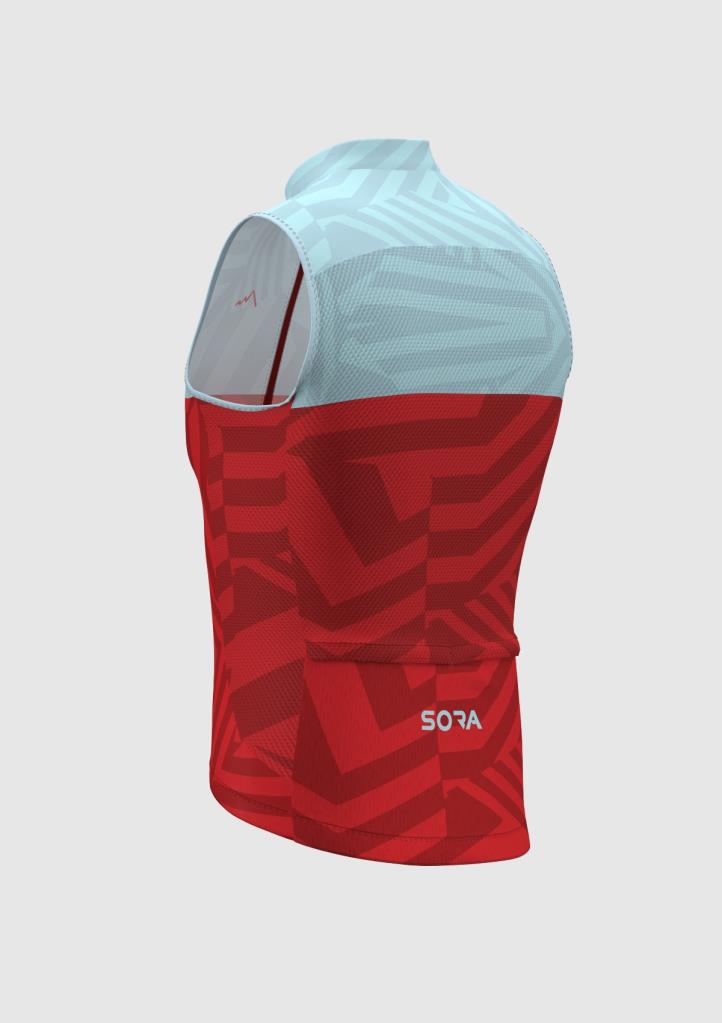 Sora Ice-Red Ultra Light Cycling Vest