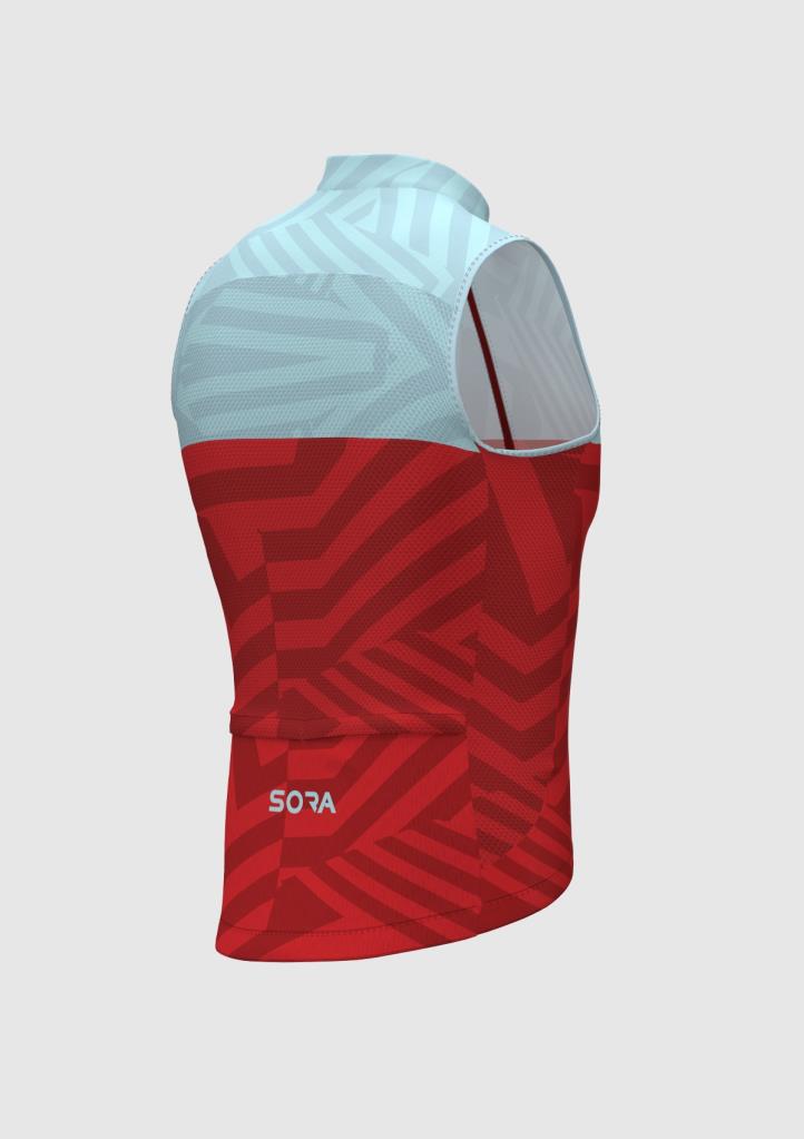 Sora Ice-Red Ultra Light Cycling Vest