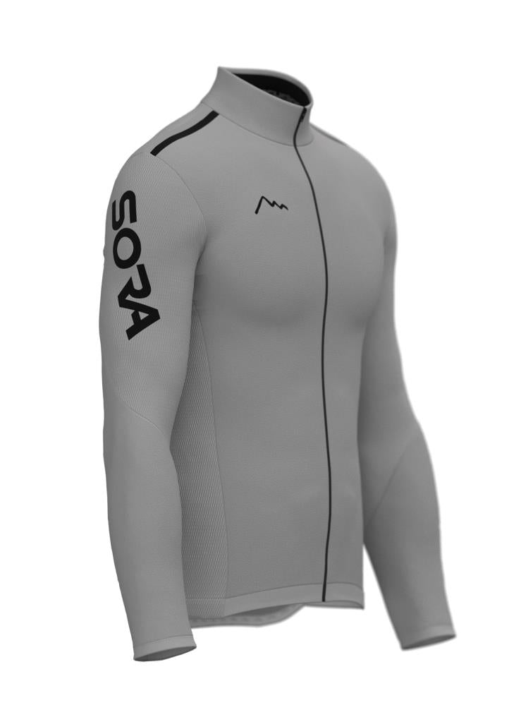 Sora Gray Ultimate 2.0 Winter Cycling Jersey