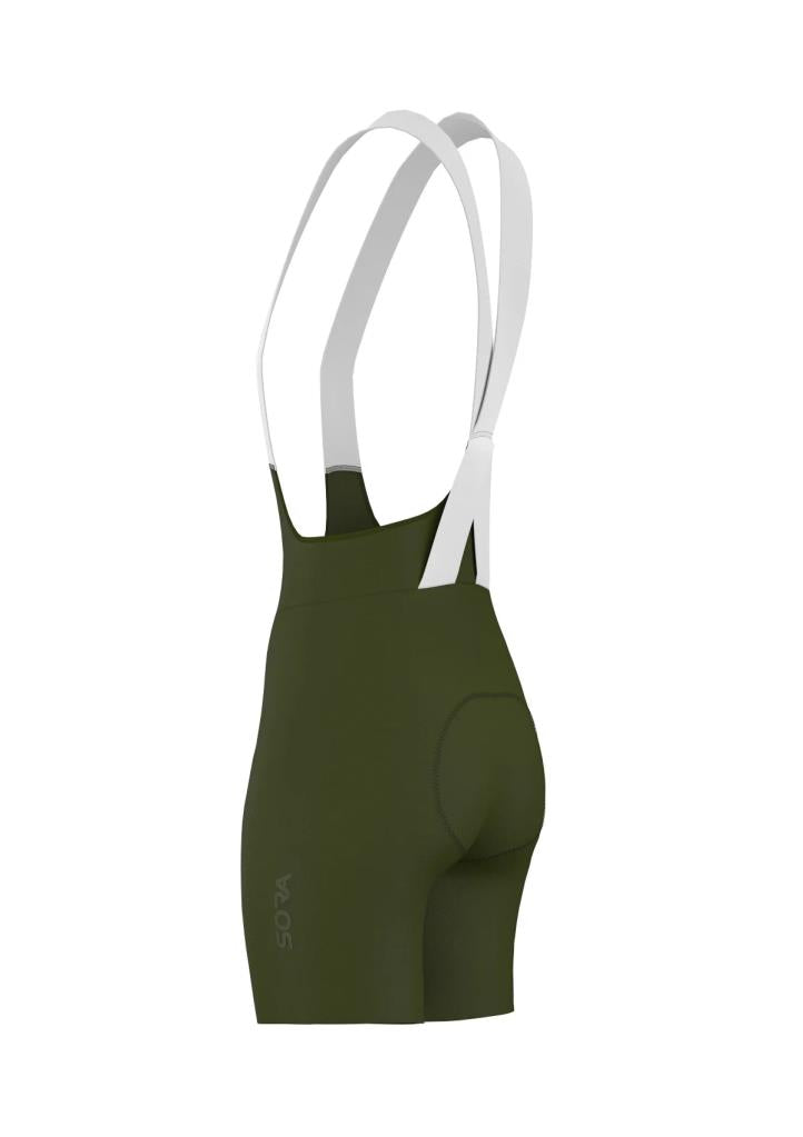 Sora Haki Road Racer Askılı Kadın Bisiklet Taytı